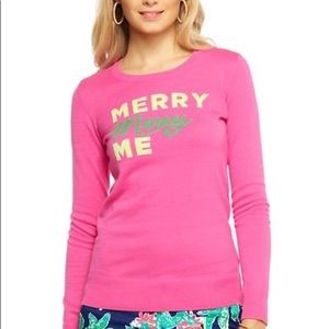 NWT Lilly Pulitzer Merry Merry Me Holiday Sweater